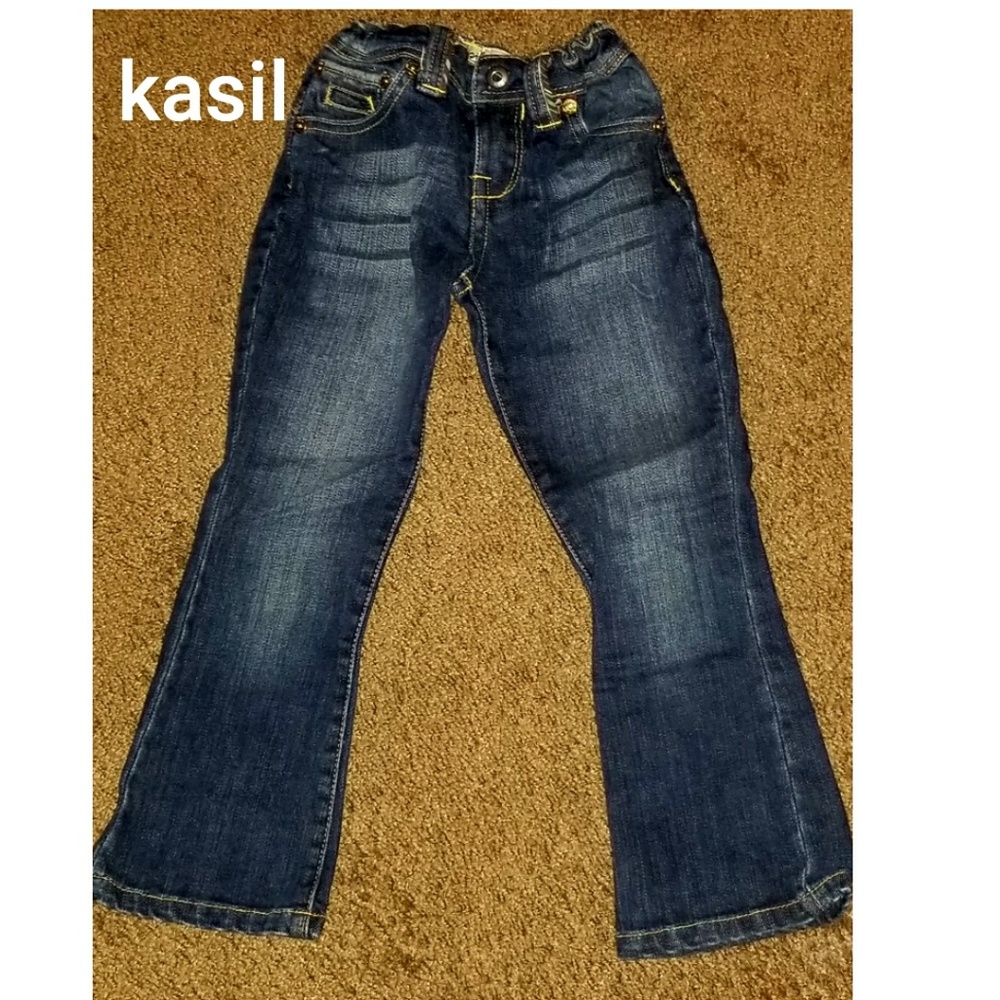 Little girl's bootcut denim jeans
